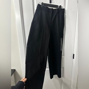 104. Calvin Klein Black Wide-Leg Trousers